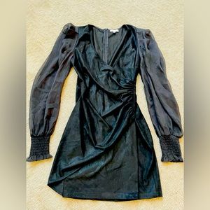 Women’s A Peach Black Shimmery dress